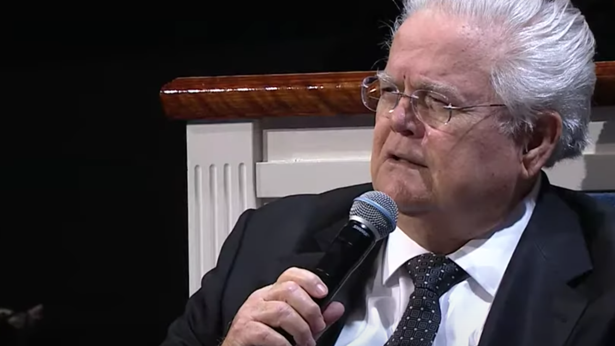 <p>John Hagee has faced criticism for getting the vaccine but telling his followers their faith will see them through coronavirus</p>