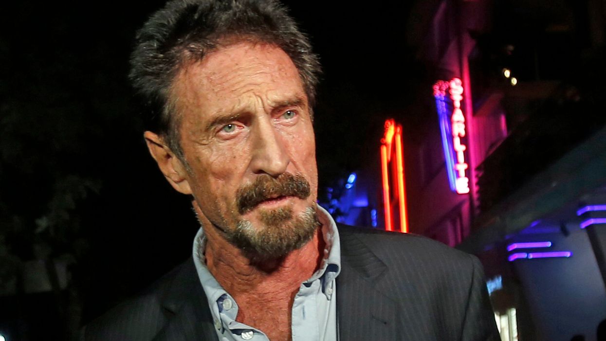 <p>John McAfee</p>