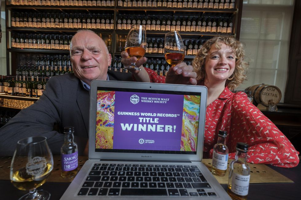 Whisky society sets world record for largest online tasting event