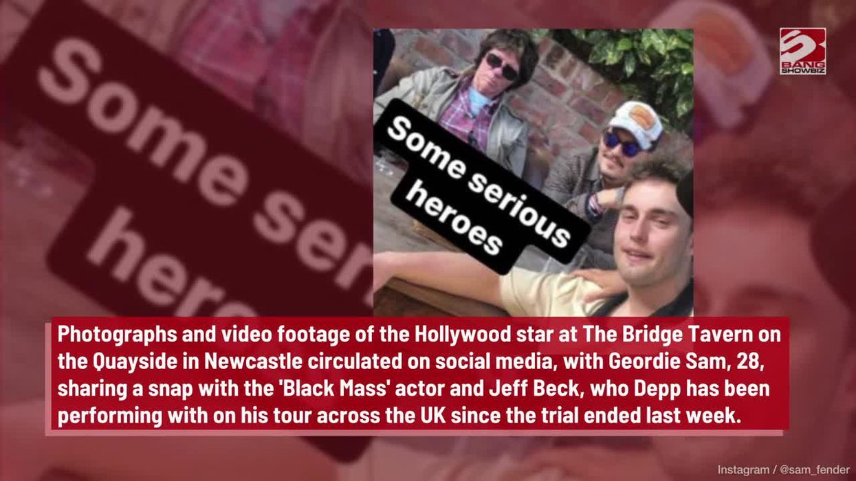 Johnny Depp makes joke about his severed finger to young fan