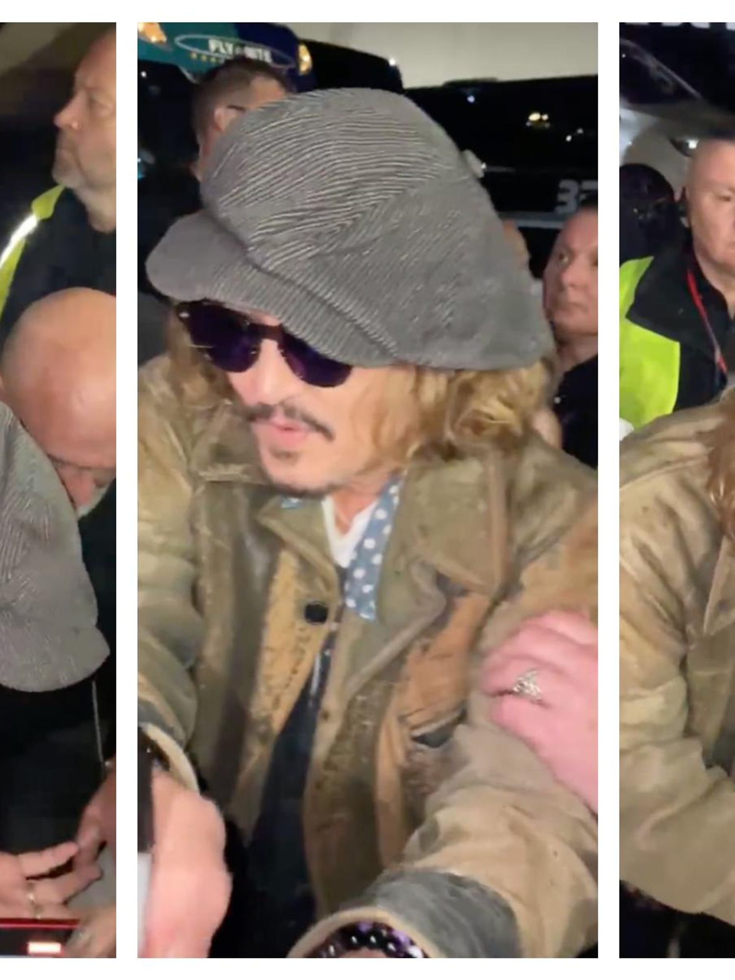 Johnny Depp makes joke about his severed finger to young fan