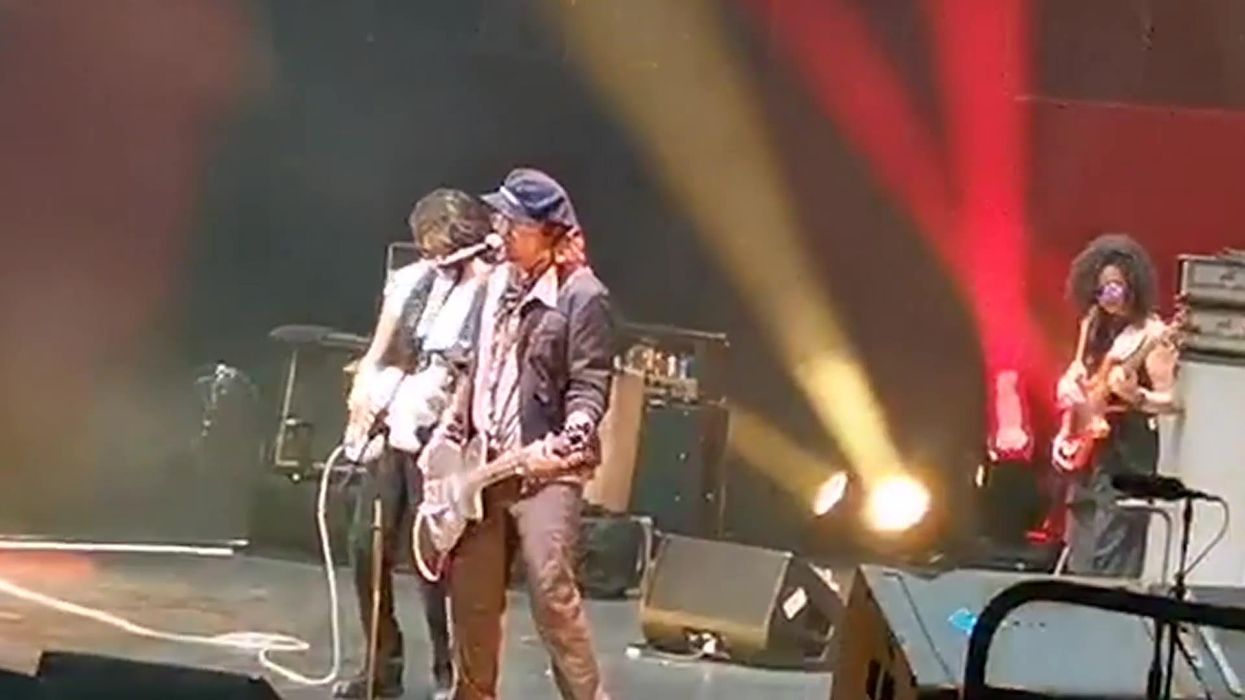 Johnny Depp receives standing ovation after surprise appearance at Royal Albert Hall