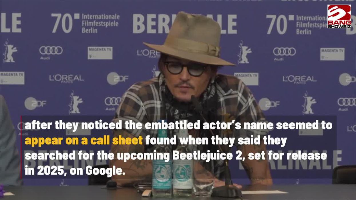 Fans think they've spotted clue that Johnny Depp will appear in Beetlejuice sequel