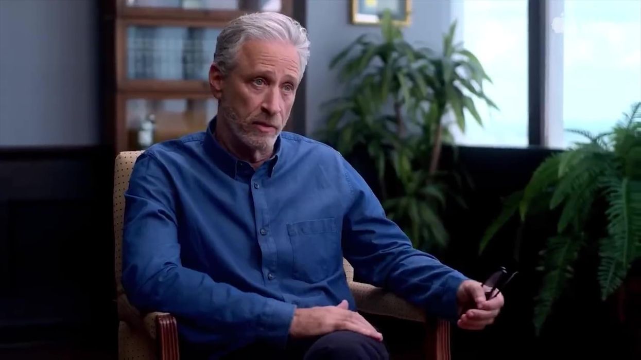 Jon Stewart slams Arkansas attorney general for her 'anti-trans law'