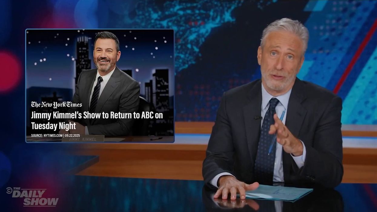 Jon Stewart shades Disney as they bring back Jimmy Kimmel