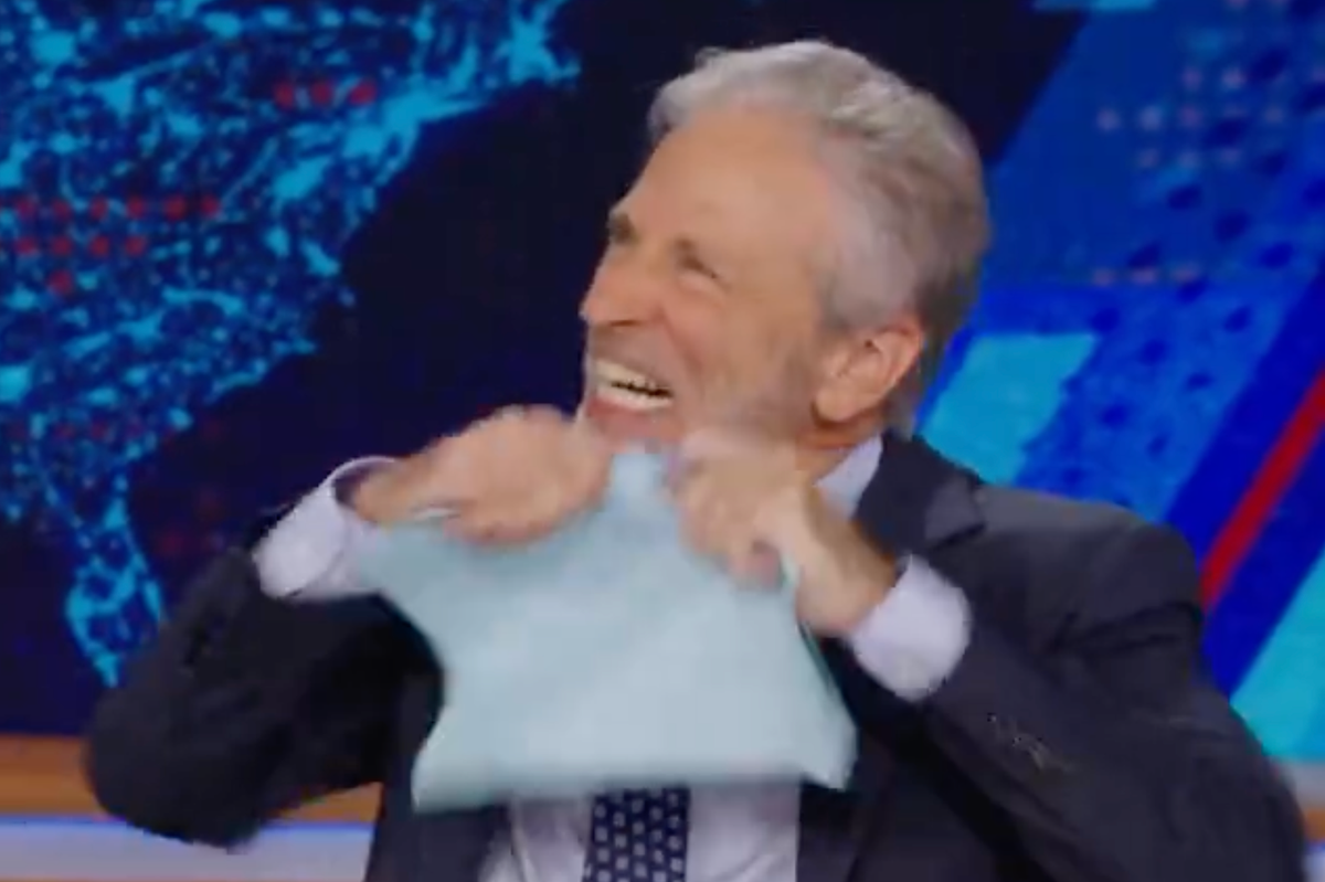 Jon Stewart sums up what everyone is thinking about the Trump vs Biden debate