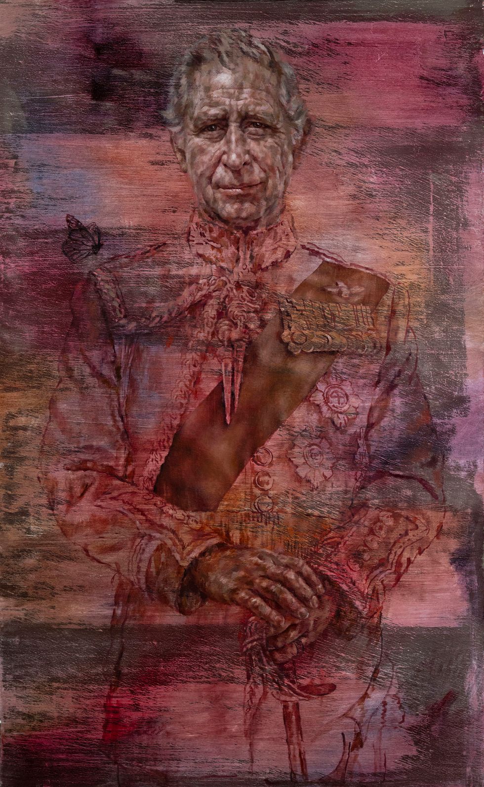 Jonathan Yeo's 2023 study of the King