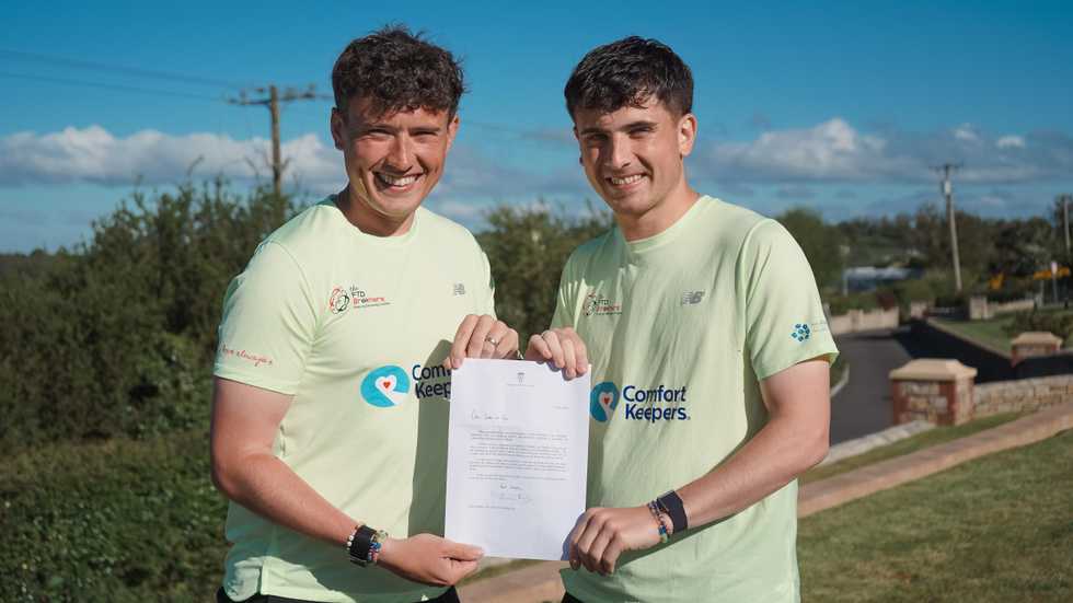 Brothers’ Irish marathon challenge ‘inspiring’, says William