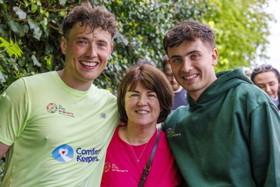 Jordan and Cian Adams charity marathons