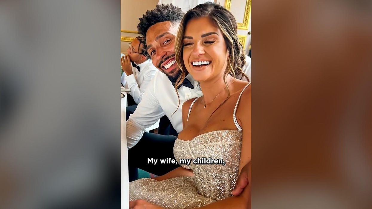 Jordan Banjo hilariously reacts to raunchy Sam Smith video being filmed at his wedding venue