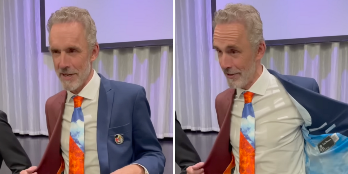 People are going in on Jordan Peterson's awful new 'Batman' suit