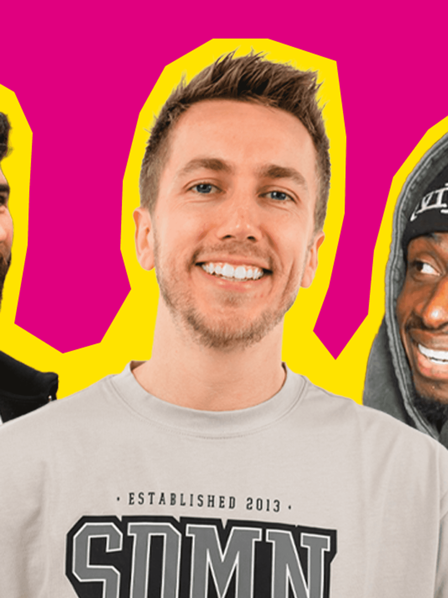 Josh Bradley (Zerkaa), Simon Minter (Miniminter) and Tobi Brown (Tbjzl) are headlining DreamHack Birmingham