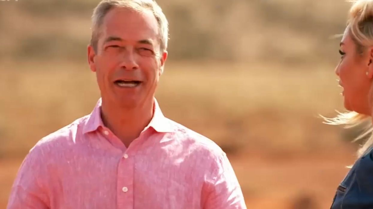 Nigel Farage victim to first Brexit joke just seconds after I'm A Celebrity introduction
