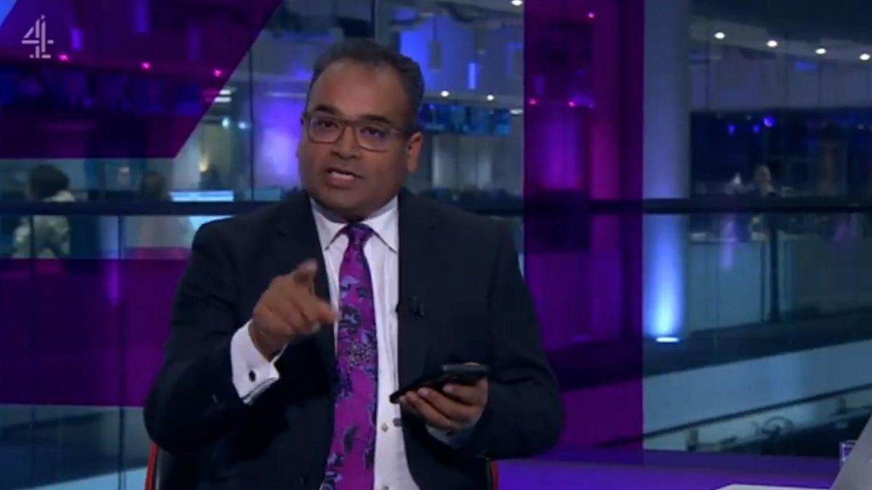 Channel 4 News presenter hilariously clarifies that it was fine to say 'b******s' on air