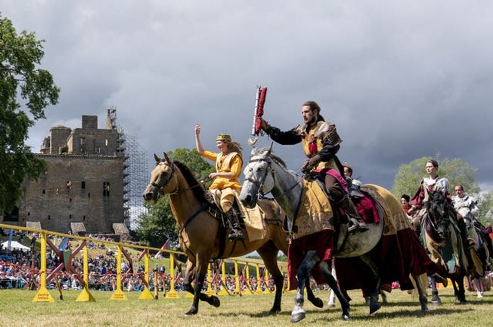 Jousting tournament at Linlithgow Palace