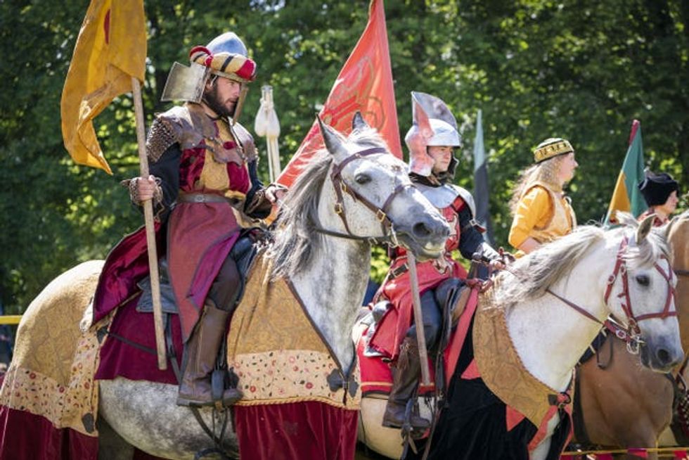Jousting tournament at Linlithgow Palace