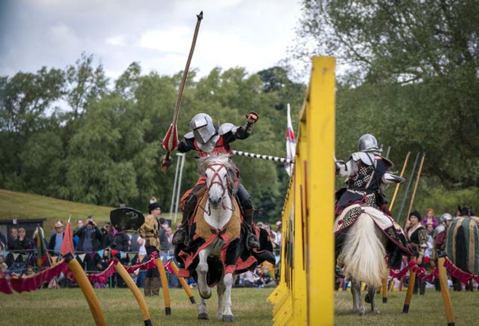 Jousting tournament at Linlithgow Palace