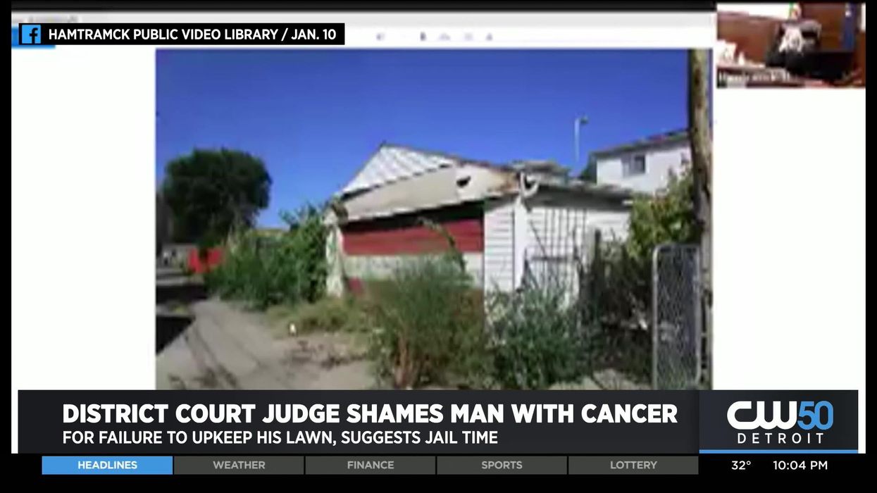 Judge who berated elderly cancer patient for not mowing weeds reports herself to be investigated