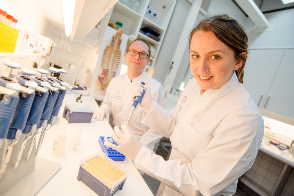 Judith Schmitz (right) and Sebastian Ocklenburg (left). Picture: