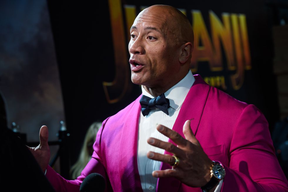 Jumanji star Dwayne Johnson gave Oscar Rodriguez his customised Ford truck (Matt Crossick/PA)