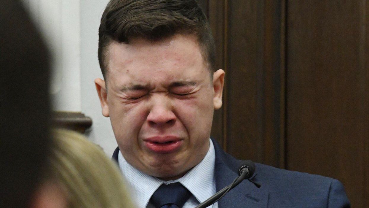 Kyle Rittenhouse shares meme of himself crying about 'Biden's gas prices'