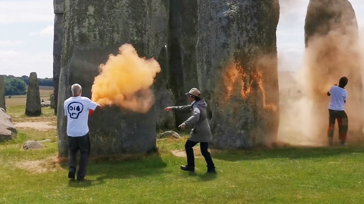 Rishi Sunak told to 'relax lad' after branding Just Stop Oil's Stonehenge stunt a 'disgrace'