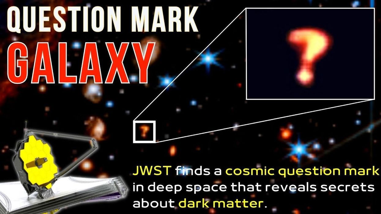 Mysterious galaxy resembling a giant ‘question mark’ discovered by Webb telescope