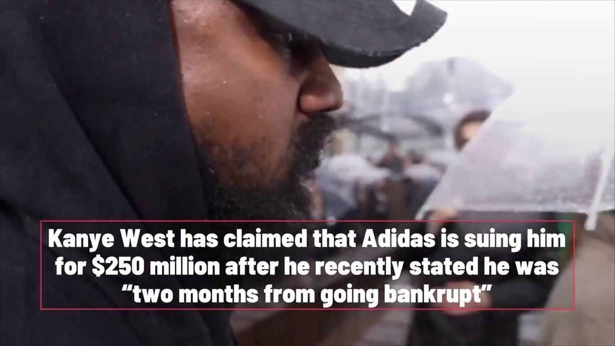 Why is Kanye West claiming Adidas is suing him for £250m?