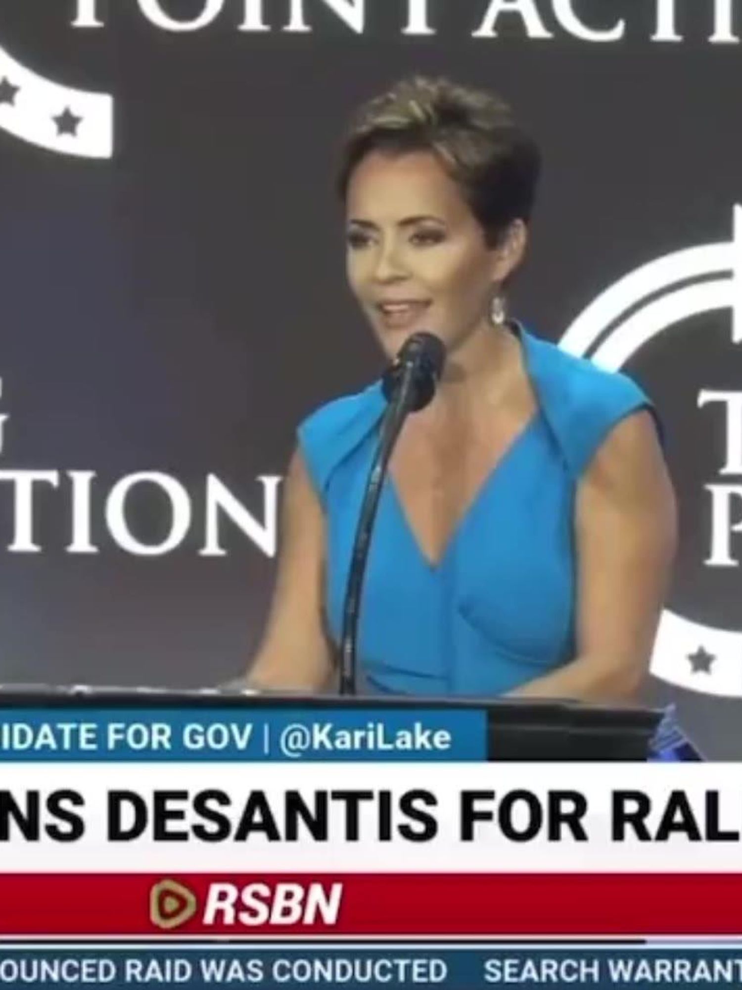 Kari Lake says Ron DeSantis and Donald Trump have 'BDE'