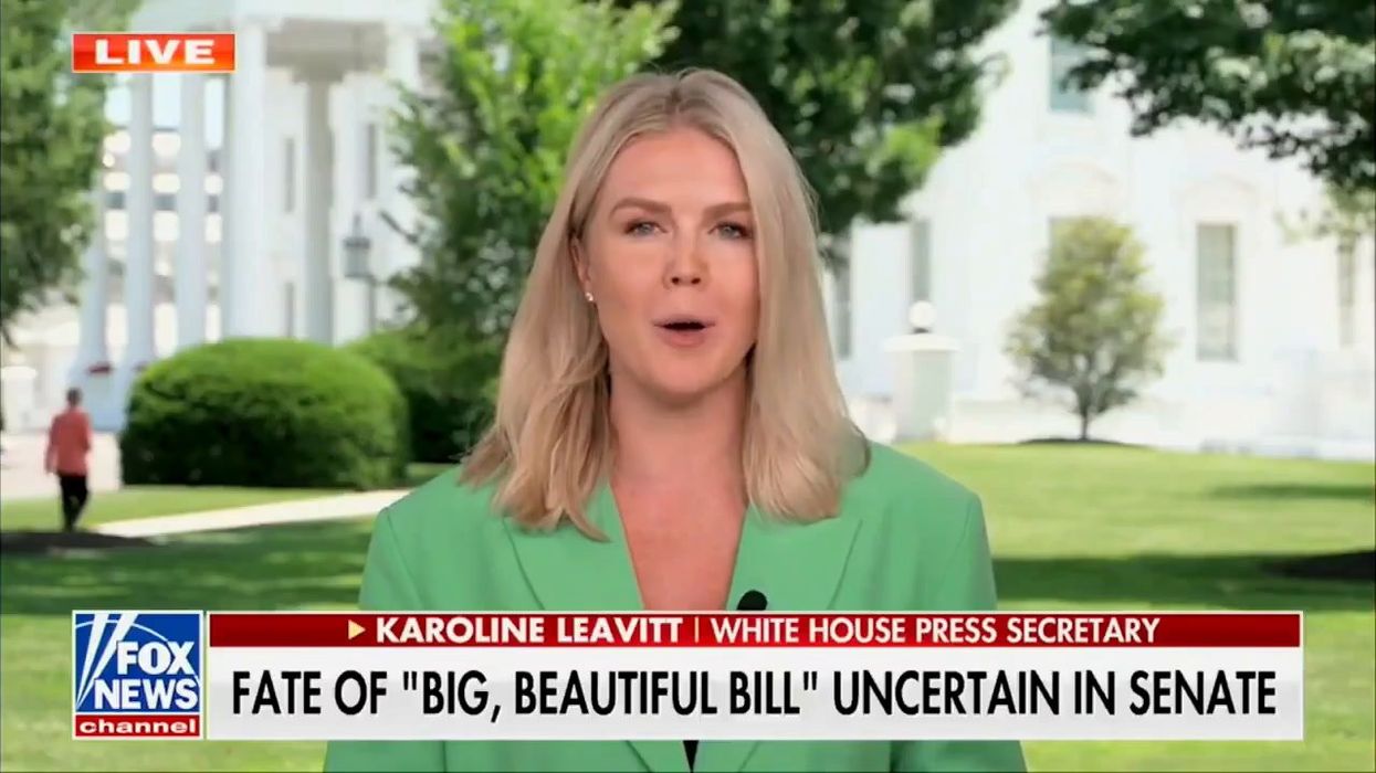 Karoline Leavitt warns those voting against the 'Big Beautiful Bill' in latest rant