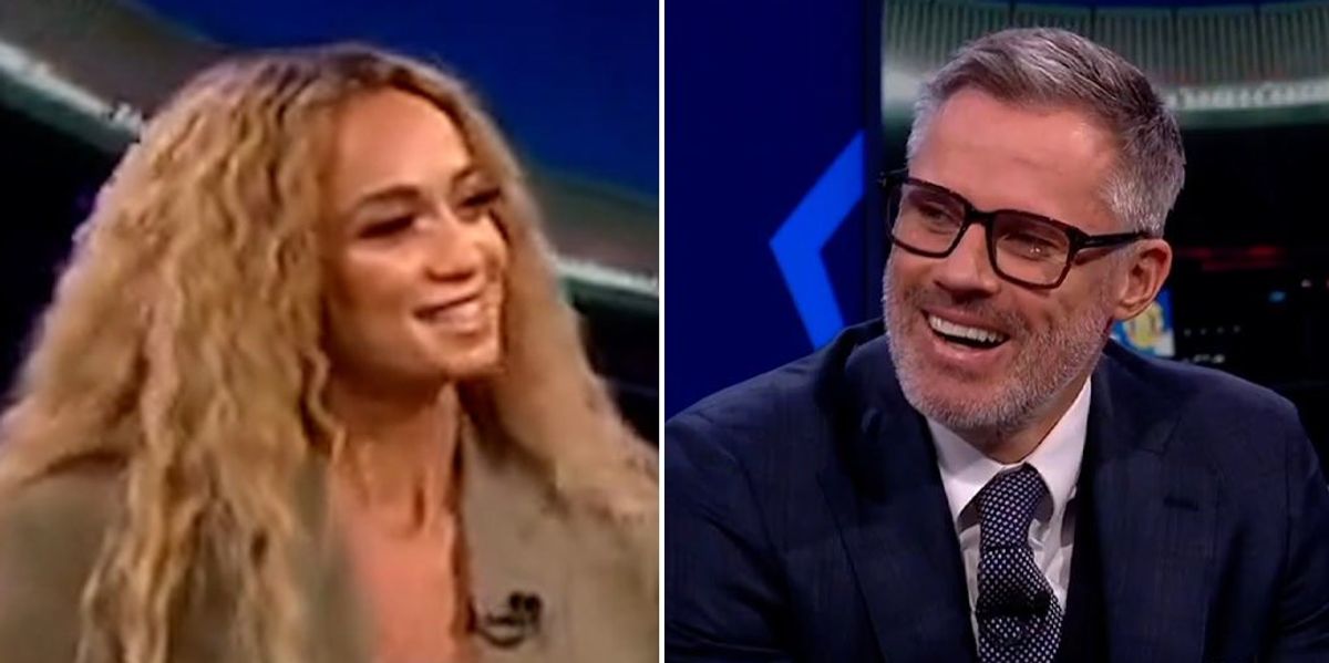 Kate Abdo gives 'masterclass' reaction to Jamie Carragher's awkward ...