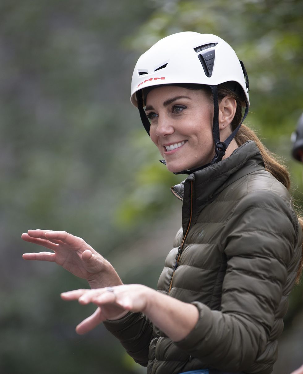 Kate visits the RAF Air Cadets\u2019 Windermere Adventure Training Centre in Cumbria (Andy Stenning/Daily Mirror/PA)