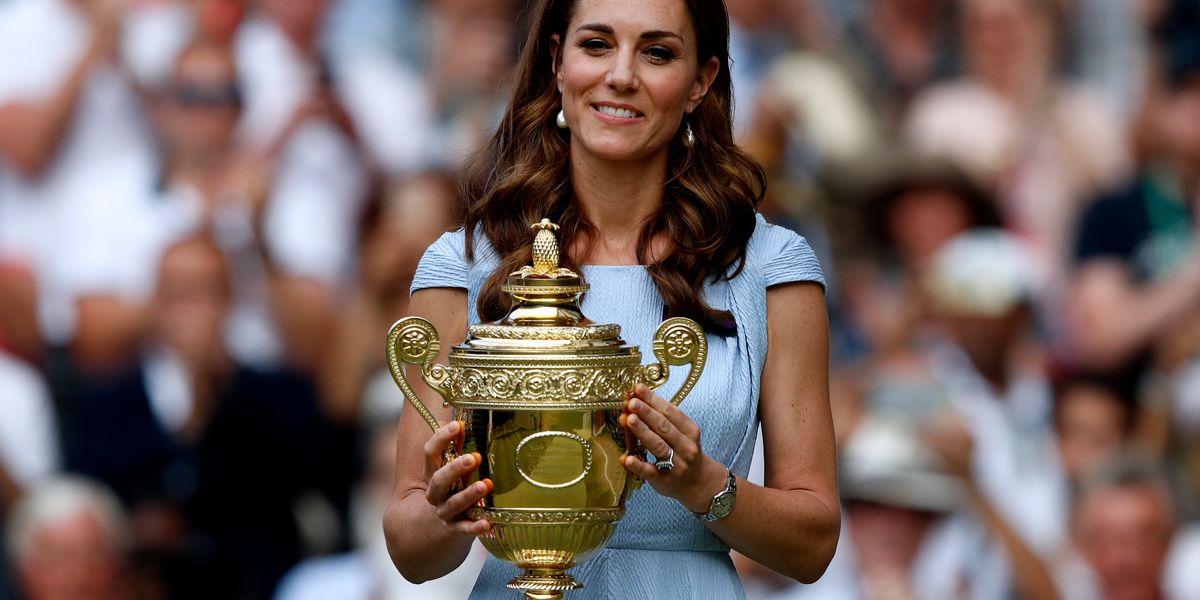 Prinzessin von Wales nimmt am Herrenfinale von Wimbledon teil und ...