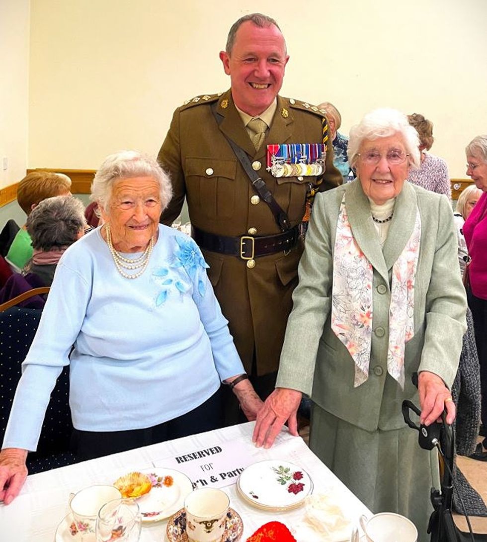 Codebreakers meet for first time at joint 100th birthday party