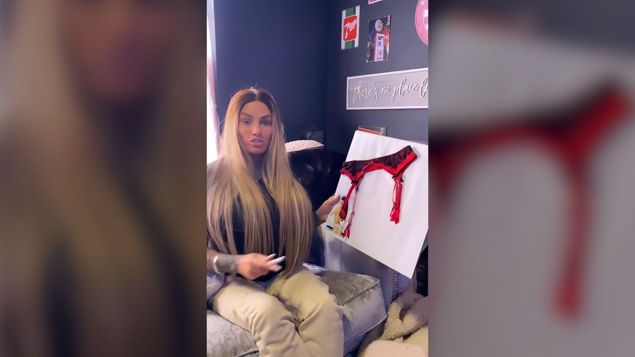 Katie Price's new business venture involves selling her used underwear for £350