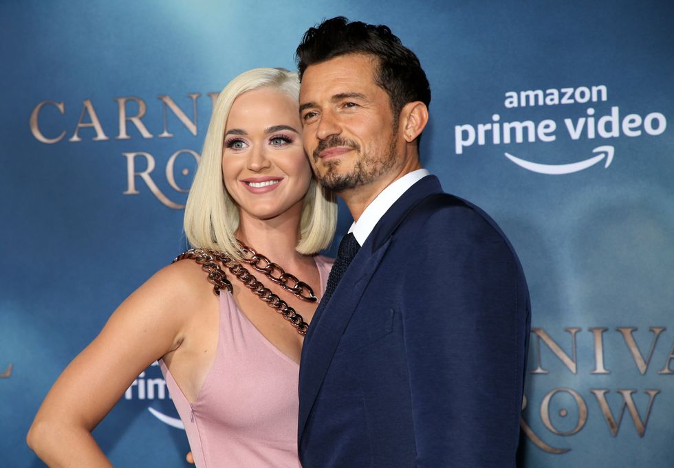 <p>Katy Perry and Orlando Bloom</p>
