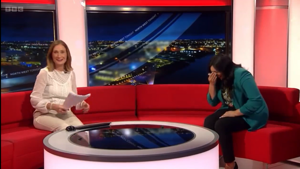 BBC presenter says niece’s surprise party was ‘success’ after live TV blunder