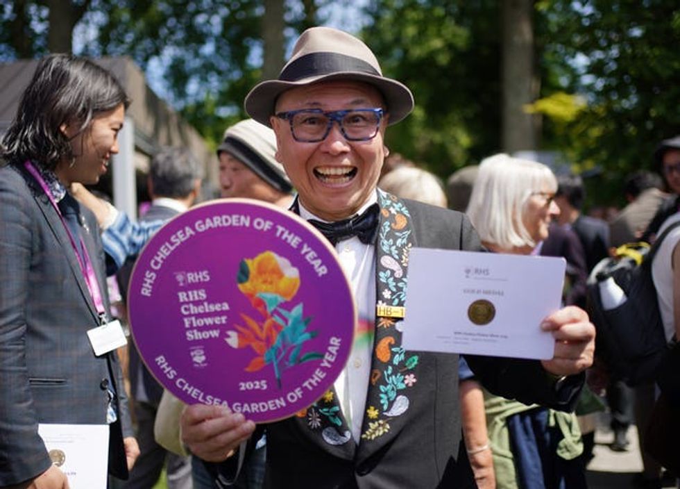 Kazuyuki Ishihara at the Chelsea Flower Show