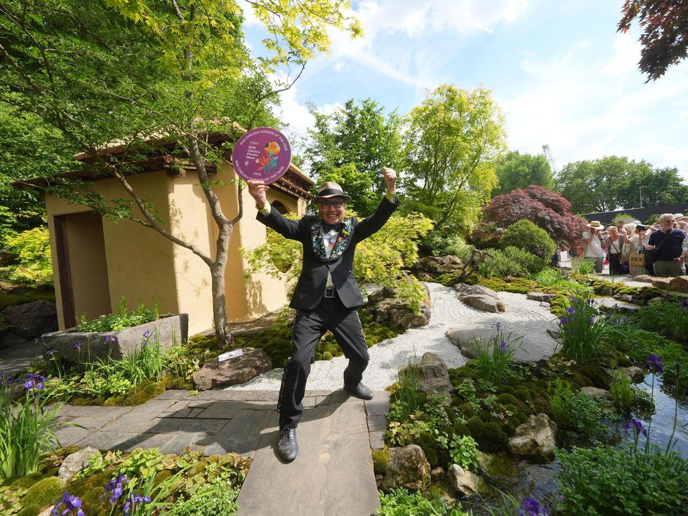 Veteran Chelsea Flower Show designer ‘honoured’ to win garden of the year award