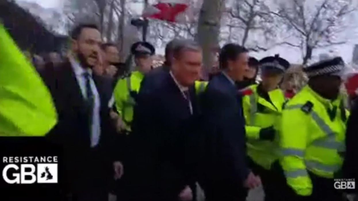 Boris Johnson blamed as Keir Starmer mobbed by angry protesters yelling Savile slurs