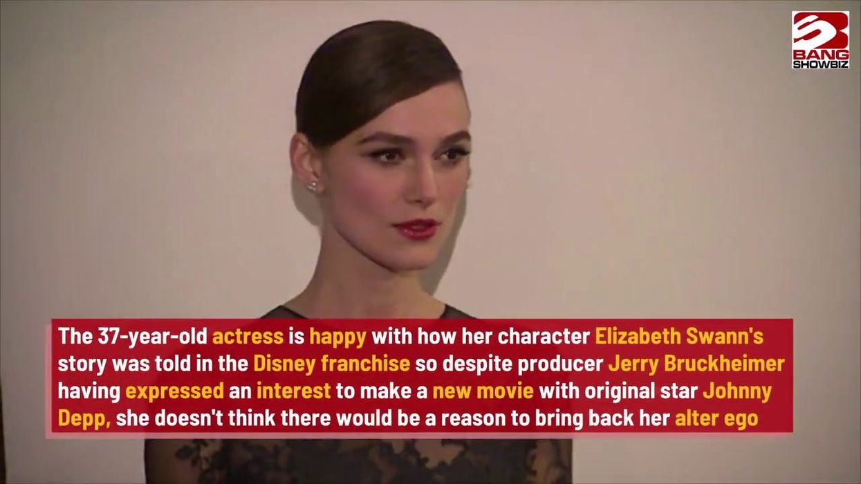 Keira Knightley recalls 'years of therapy' after Pirates of the Caribbean