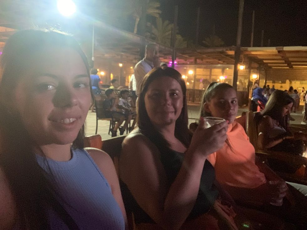 Kelly Chadwick, 42, from Accrington, Lancashire, will be watching the highly anticipated match on Sunday whilst on holiday with her two daughters, Charlie, 16, and Katie, 18.