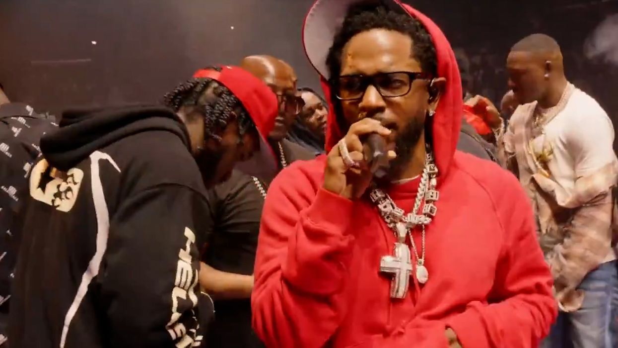 Fans recall Drake's LeBron James tattoo after he's seen enjoying Kendrick Lamar diss track