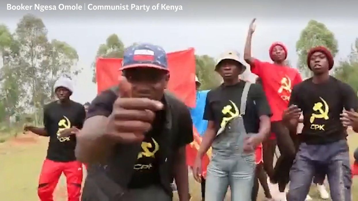 Kenya's Communist Party goes viral after rappers made a campaign video