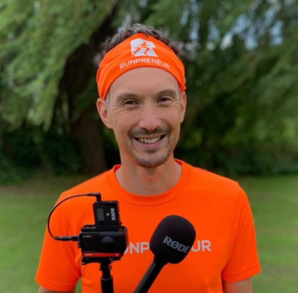 Kevin Brittain looking at the camera and smiling