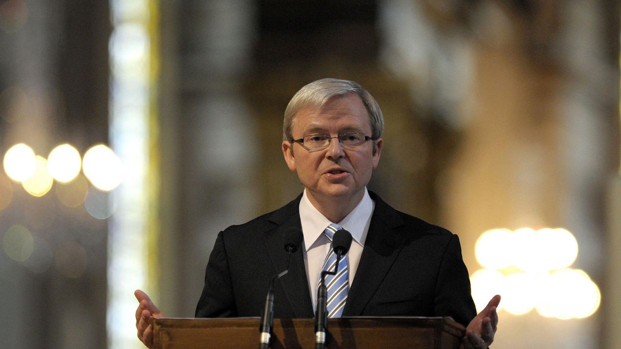 Kevin Rudd, the former prime minister of Australia