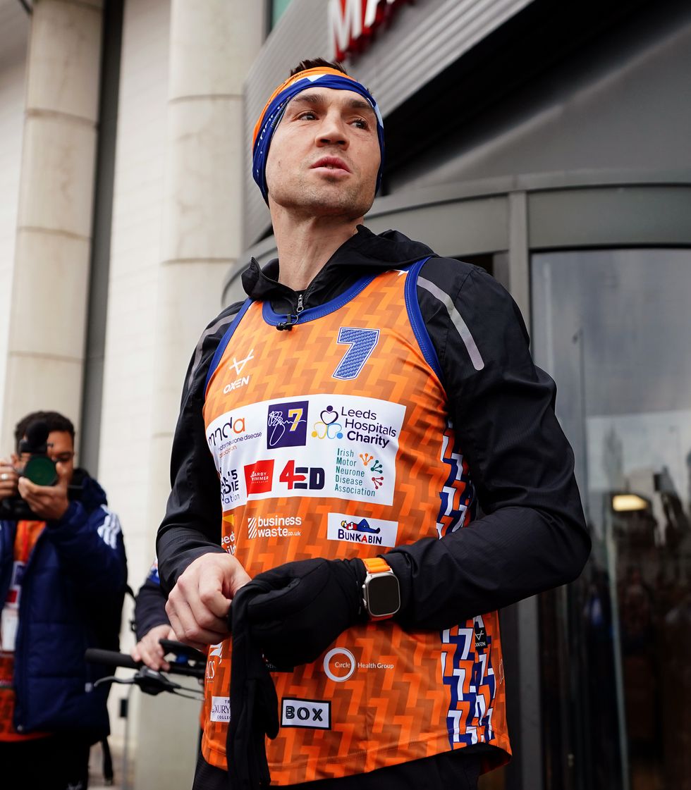 Kevin Sinfield completes MND fundraising ultra-marathon challenge