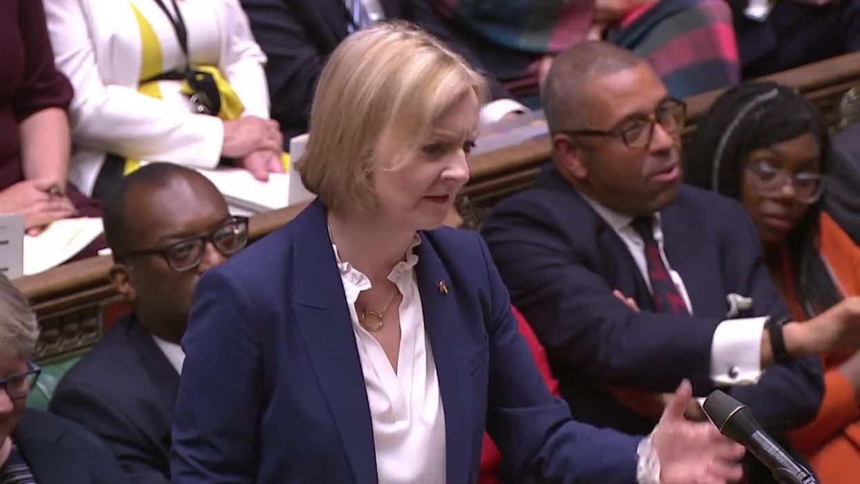 People are obsessed with the Queen's handbag in photos of her meeting Liz Truss
