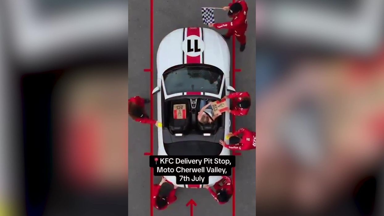 KFC launches F1-inspired chicken pit stop for hungry drivers heading to Silverstone