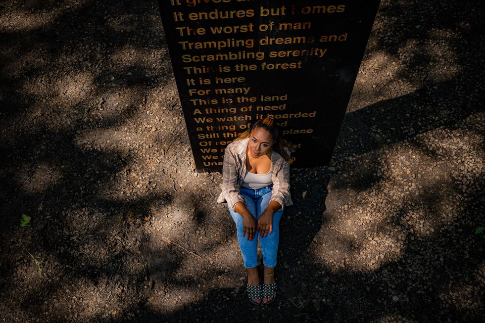 Khady Gueye received online racial abuse after organising a Black Lives Matter rally in her hometown last year (Ben Birchall/PA)